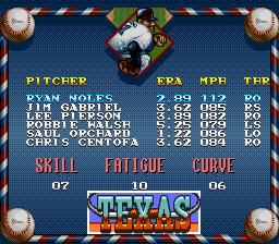 Cal Ripken Jr. Baseball screenshot 5 for Super Nintendo